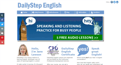 Desktop Screenshot of dailystep.com